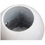 1 Embout Boule - Blanc laqué - Diamètre 28