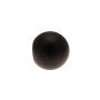 1 Embout Boule - Noir Satiné - Diamètre 28