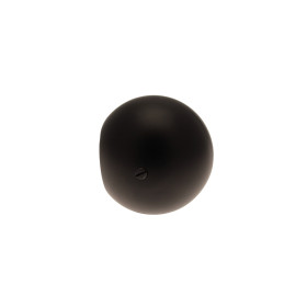1 Embout Boule - Noir Satiné - Diamètre 28