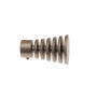 1 Embout Cône Strié - Chrome Satiné - Diamètre 20