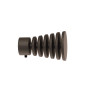 1 Embout Cône Strié - Graphite - Diamètre 20