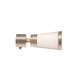 1 Embout Cône Verre - Chrome Mat - Diamètre 20