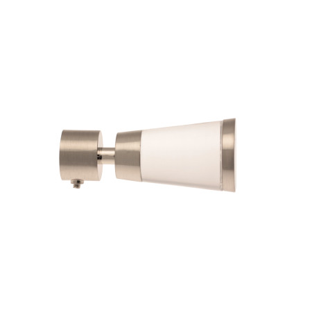 1 Embout Cône Verre - Chrome Mat - Diamètre 20