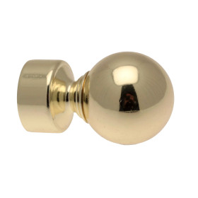 2 Embouts Contemporain - Laiton Massif - Diamètre 20