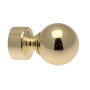 2 Embouts Contemporain - Laiton Massif - Diamètre 20
