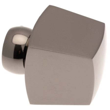 1 Embout Cube - Argent Vieilli - Diamètre 28