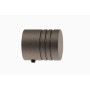 2 Embouts Cylindre - Graphite - Diamètre 20