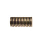 2 Embouts Cylindre Strié - Bronze - Diamètre 20