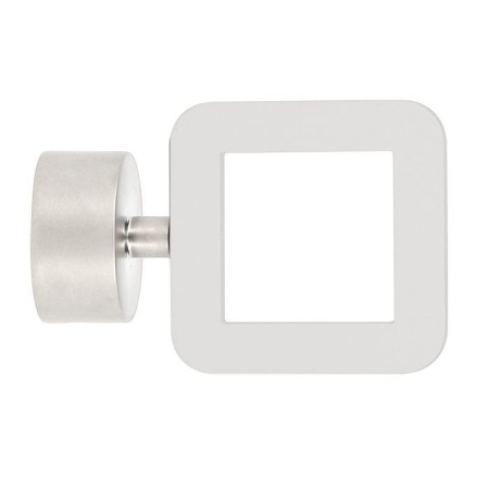 Embout de Barre à Rideaux Carré Ajouré Blanc Ø35 INVENTIV