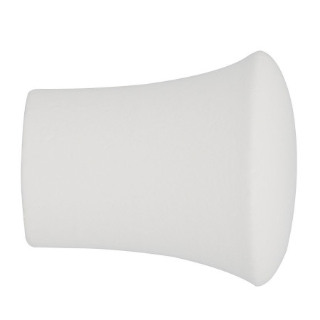 Embout de barre à rideaux INVENTIV - Pommeau Ø35 laqué blanc