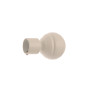 2 Embouts Ball - Blanc Mat - Diamètre 20