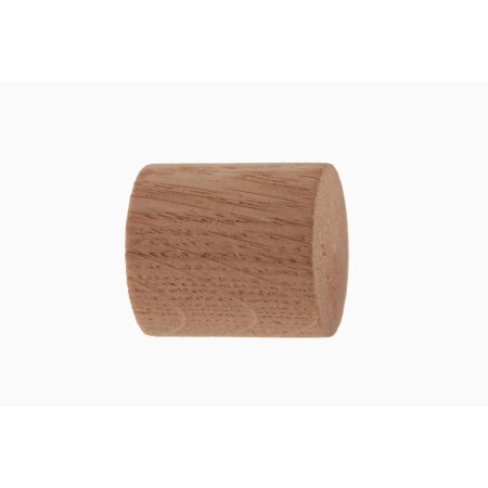 2 Embouts Bouchon - Chêne Naturel - Diamètre 28