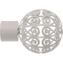 1 Embout Perse - Blanc laqué - Diamètre 28