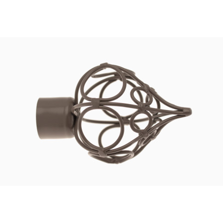 1 Embout Riad - Taupe - Diamètre 20