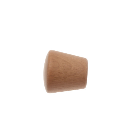 1 Embout Trompette - Décor Hêtre - Diamètre 28
