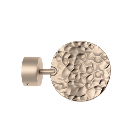 1 Embout Médaillon - Chrome Satiné - Diamètre 28
