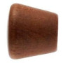 2 Embouts Trompette - Décor Merisier - Diamètre 20