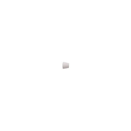 2 Embouts Trompette - Laqué Blanc - Diamètre 20