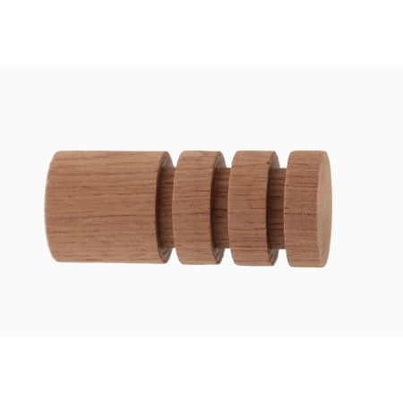 1 Embout Duplex - Chêne Naturel - Diamètre 28