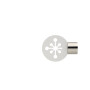 1 Embout Flocon - Blanc Mat - Diamètre 28