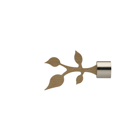 1 Embout Glycine - Chêne Naturel - Diamètre 28