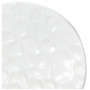 1 Embout Médaillon - Blanc laqué - Diamètre 28