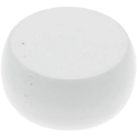 2 Embouts Bouchon Acier - Blanc - Diamètre 16
