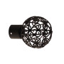 1 Embout Perse - Noir Satiné - Diamètre 28