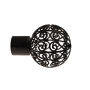 1 Embout Perse - Noir Satiné - Diamètre 28