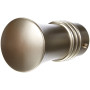 1 Embout Pommeau - Chrome Satiné - Diamètre 20