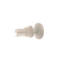 2 Embouts Regency - Blanc Mat - Diamètre 20