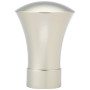 1 Embout Trompette - Chrome Satiné - Diamètre 28