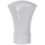 1 Embout Trompette - Blanc laqué - Diamètre 28