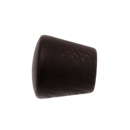 1 Embout Trompette - Décor Wengé - Diamètre 28