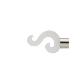 1 Embout Volute - Blanc Mat - Diamètre 28