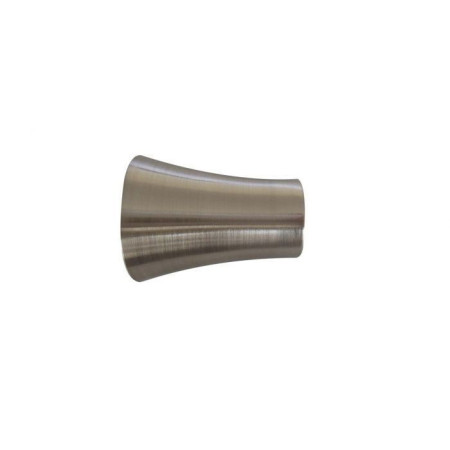 Embouts Barre Rideaux Pommeau Ø20mm Chromé Brossé INVENTIV