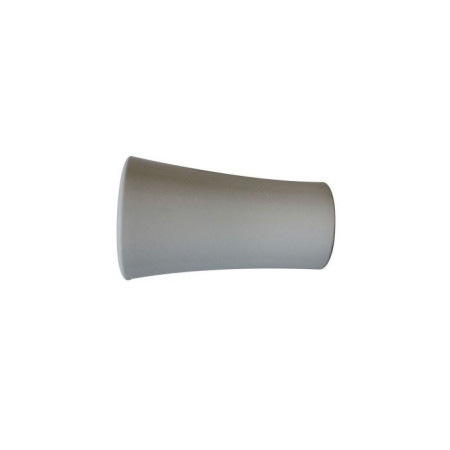 Embouts Barre Rideaux Pommeau Blanc Mat Ø28mm - INVENTIV