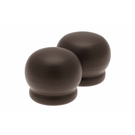 2 Embouts Pomme - Chocolat - Diamètre 28