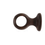 1 Support A Oeil Court - Décor Wengé - 5CM - Diamètre 28