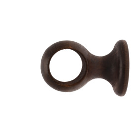 1 Support A Oeil Court - Décor Wengé - 5CM - Diamètre 28