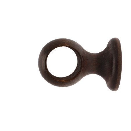 1 Support A Oeil Court - Décor Wengé - 5CM - Diamètre 28