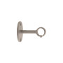 2 support plafond ou Tête de Lit  - Gris Galet Mat - 5CM - Diamètre 16