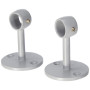 2 support plafond ou Tête de Lit  - Gris Galet Mat - 5CM - Diamètre 16