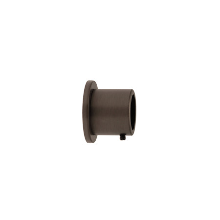 2 Supports Entre-Murs avec Bague de Serrage - Etain Vieilli - Diamètre 20