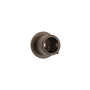 2 Supports Entre-Murs avec Bague de Serrage - Etain Vieilli - Diamètre 20