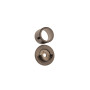2 Supports Entre-Murs avec Bague de Serrage - Etain Vieilli - Diamètre 20