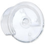 2 Supports Entre-Murs Universels Plastique ø28 - Translucide