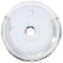 2 Supports Entre-Murs Universels Plastique ø28 - Translucide