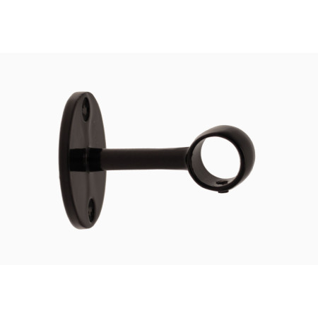 2 support plafond ou Tête de Lit  - Noir Laqué - 5CM - Diamètre 16