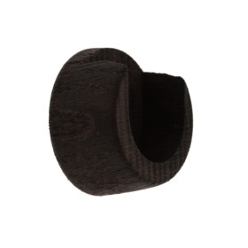 2 Supports Entre-Murs - Chêne Wengé - Diamètre 28